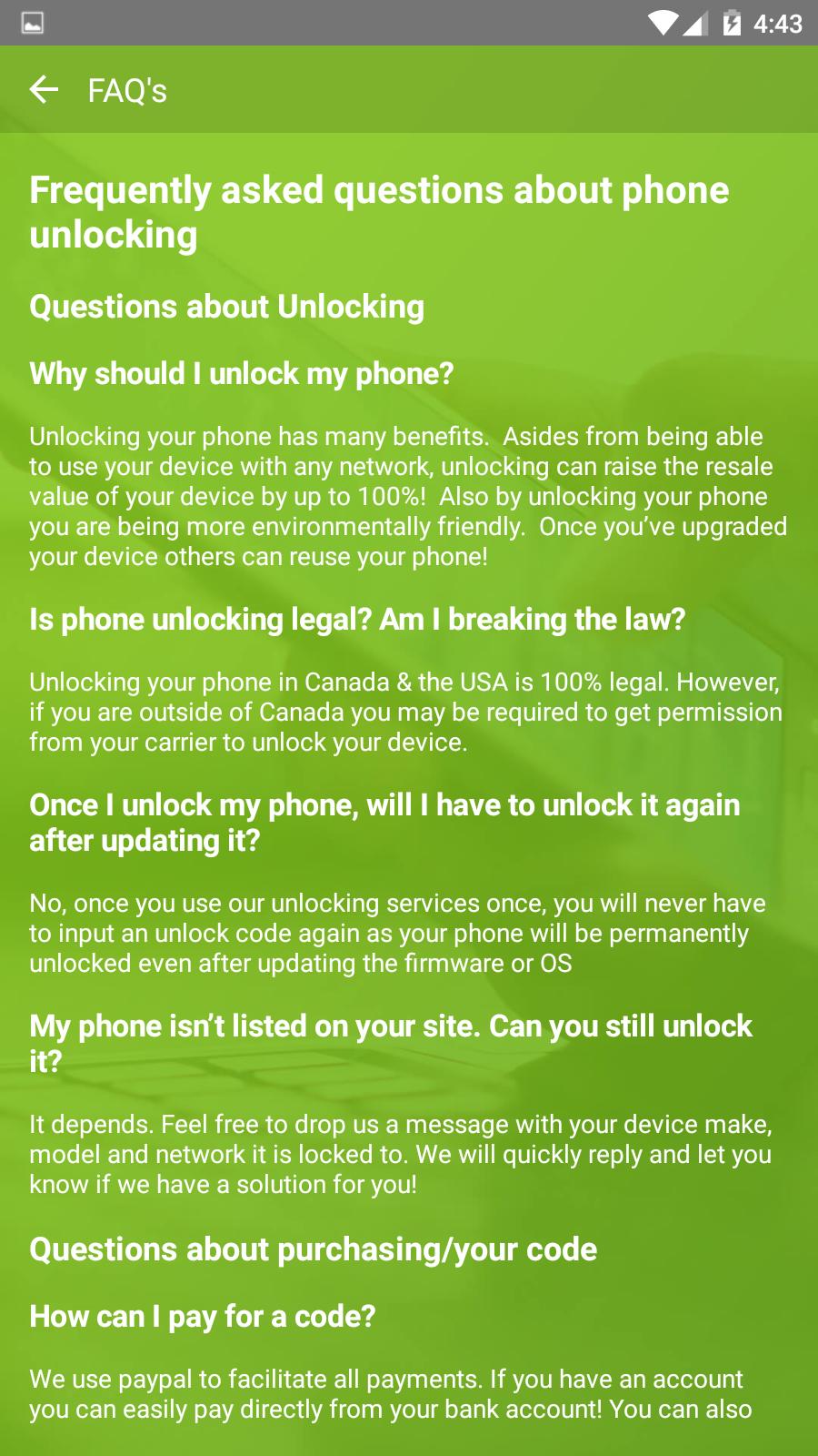 Unlock iphone 4 free online